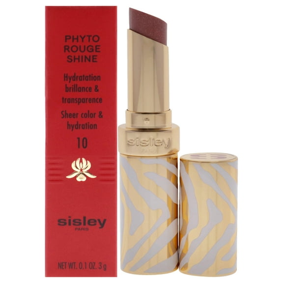Sisley Phyto-Rouge Shine Lipstick - 10 Sheer Nude , 0.1 oz Lipstick (Refillable)