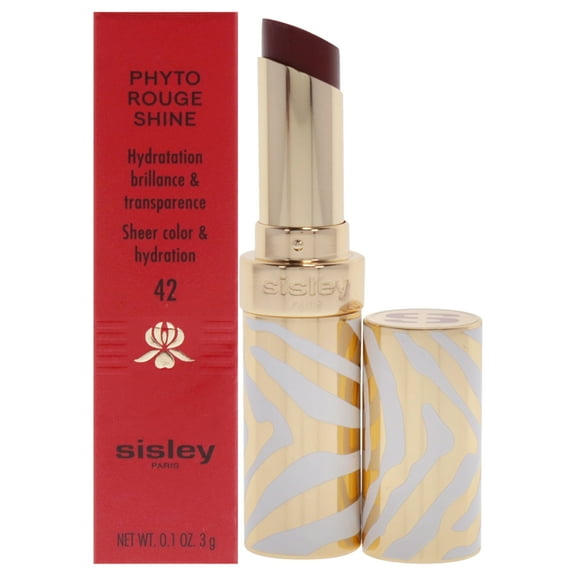 Sisley Phyto-Rouge Shine Lipstick - 42 Sheer Cranberry , 0.1 oz Lipstick (Refillable)