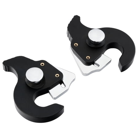 Sissy Bar Luggage Rack Docking Latch Clip Kit For Harley-Davidson Black