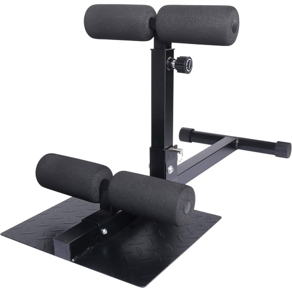 Sissy Squat Machine Adjustable Height, Protective  Thick  Fitness  Gym