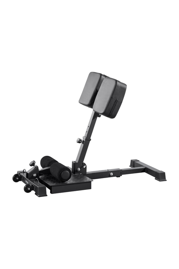 Sissy Squat Machine Multifunction Deep Squat Bench Foldable Leg Glute Waist Exercise Equipment for Home Gym Black