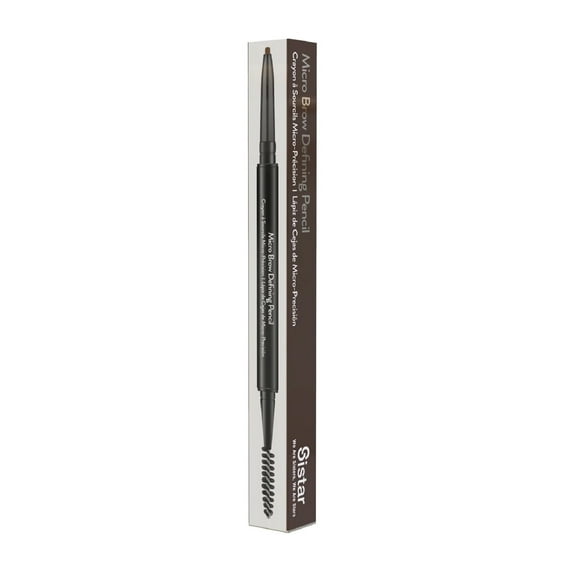 Sistar Micro Brow Defining Pencil Stylist Waterproof Eyebrow Pencil, Ultra Fine Double Ended Fill and Shape