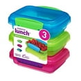 thumbnail image 1 of Sistema Lunch Food Storage Containers | 200ml. | Small Snack Pots | Assorted Colours | 3 Count, 1 of 3