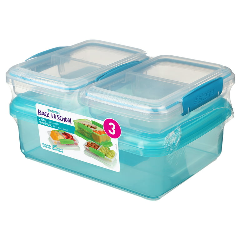 Sistema Small 350mL Split Container Lunchbox - Assorted*