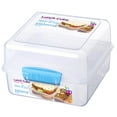 thumbnail image 1 of Sistema Lunch Box with Compartments, 1.4 L Lunch Cube, Assorted Colors, 1 of 4