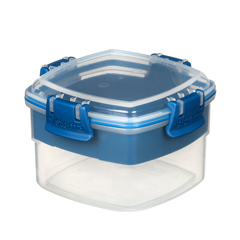 at Home Bistro 12-Piece Airtight Food Storage Container Set, Blue