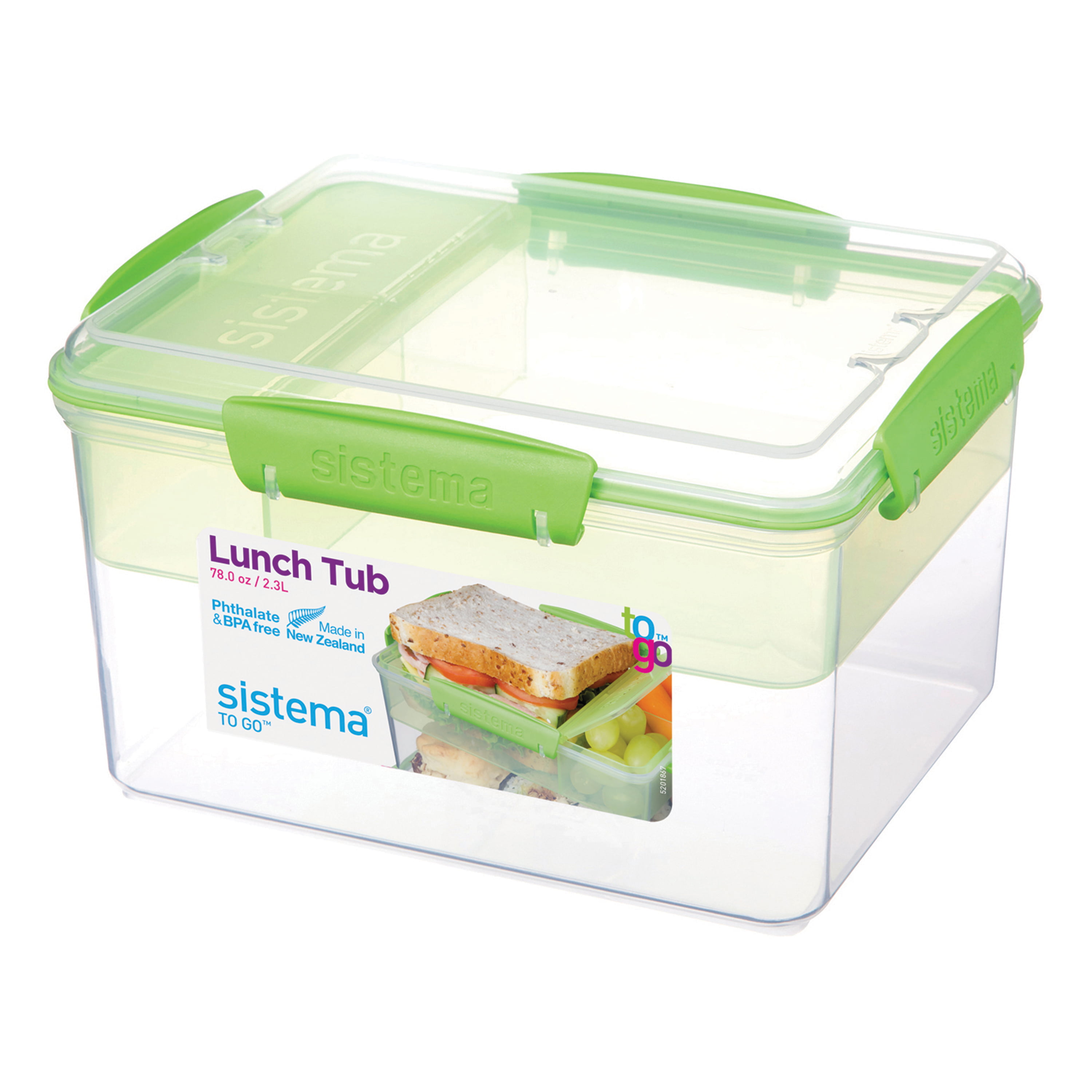 Sistema to go Stackable Round Lunch Box, 32.6 oz - Pay Less Super