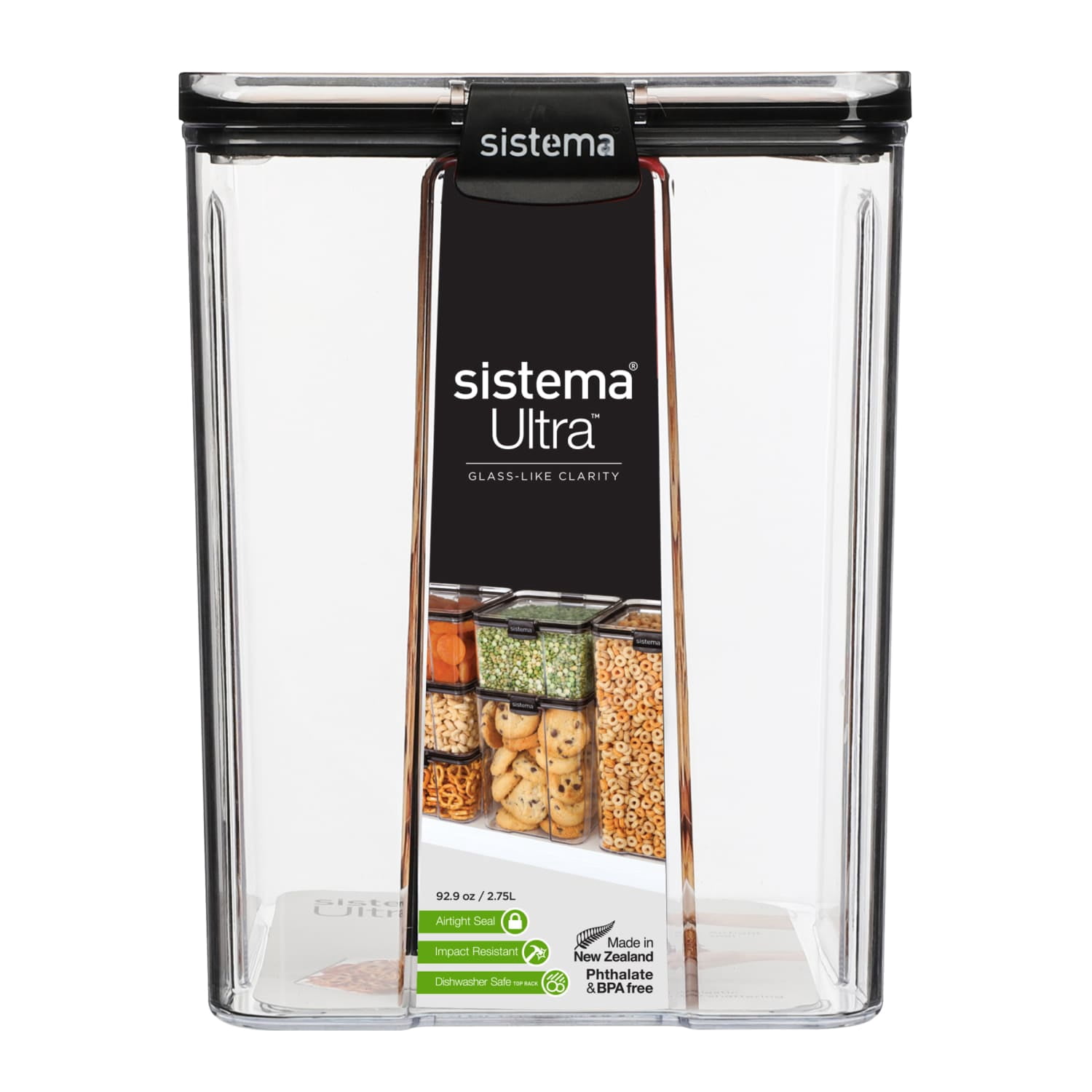 Sistema Ultra Airtight Pantry Food Storage Container, 2.75 L, Large ...