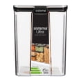 Square Stackable Cup Sistema Ultra Airtight Pantry Food Storage Container, 2.75 L, Large ...