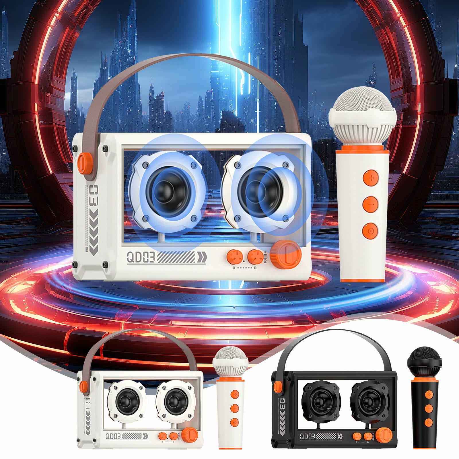 Sistema de audio Bluetooth 5.2 Música fresca Efecto de luz Altavoz