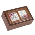 thumbnail image 1 of Sister A Gift To The Heart Woodgrain 7 X 4 Mdf Wood Musical Box Plays Tune Wind Beneath My Wings, 1 of 1
