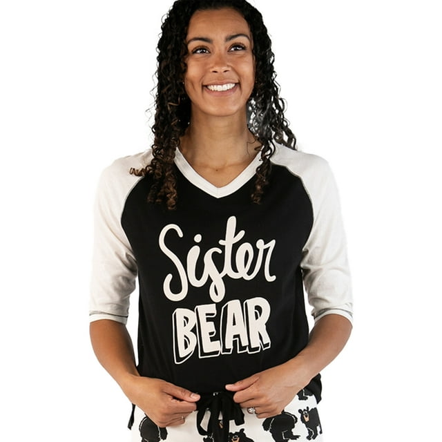Sister Bear LazyOne Women's Leggings and Tees, Pajama Separates, Cozy Loungewear for Women (X-SMALL)