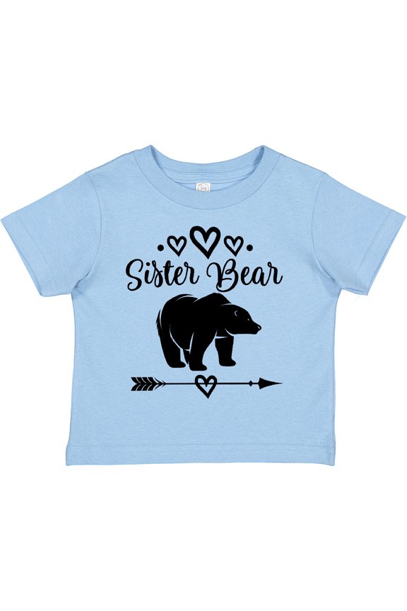Sister Bear Native Arrow Girls Toddler T-Shirt