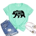 thumbnail image 1 of Sister Bear Shirt Family Shirts Mother's Day Gift Women's Pregnancy Tee Baby Shower T-shirt Siblings Tshirt, 1 of 3