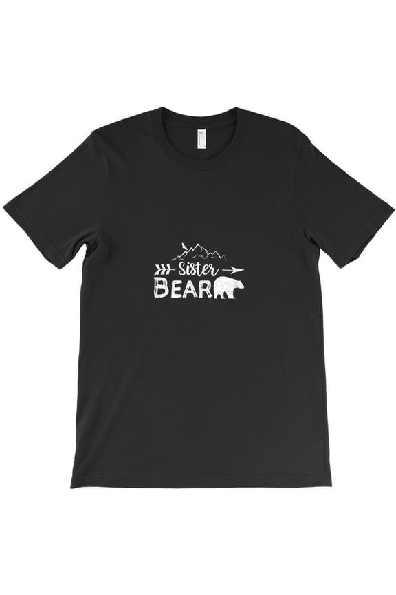 Sister-Bear-Shirt-Matching-Family-Siblings-Camping-Gift 1, - Everyday Gift G23715 Unisex T-Shirt, Up to Size 5XL