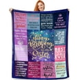 thumbnail image 1 of Sister Birthday Gifts - Birthday Gift for Sister - Sister Birthday Gifts from Sister - Sister Birthday Gift Ideas - Sisters Gifts from Sister - Sister Blankets from Sister, 60"x50", 1 of 6