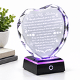 Sister Birthday Gifts From Sisters Brothers Crystal Heart Plaque ...