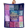 thumbnail image 1 of Sister Birthday Gifts - Sister Blanket 80"x60" - Birthday Gift for Sister - Sister Birthday Gifts from Sister - Sister Birthday Gift Ideas, 1 of 6