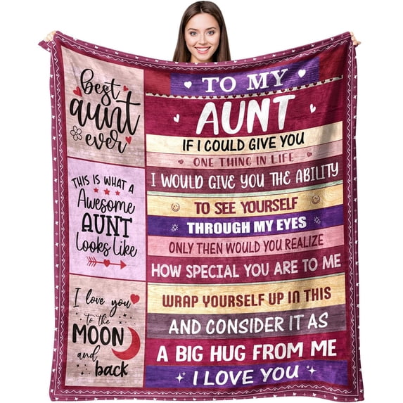 Sister Blanket Gift for Sister for Mothers Day from Brother Big Sister Gifts - to My Sister Blanket for Sofa Bed- Unique Birthday Gift Thank You for Sister 50''x60''