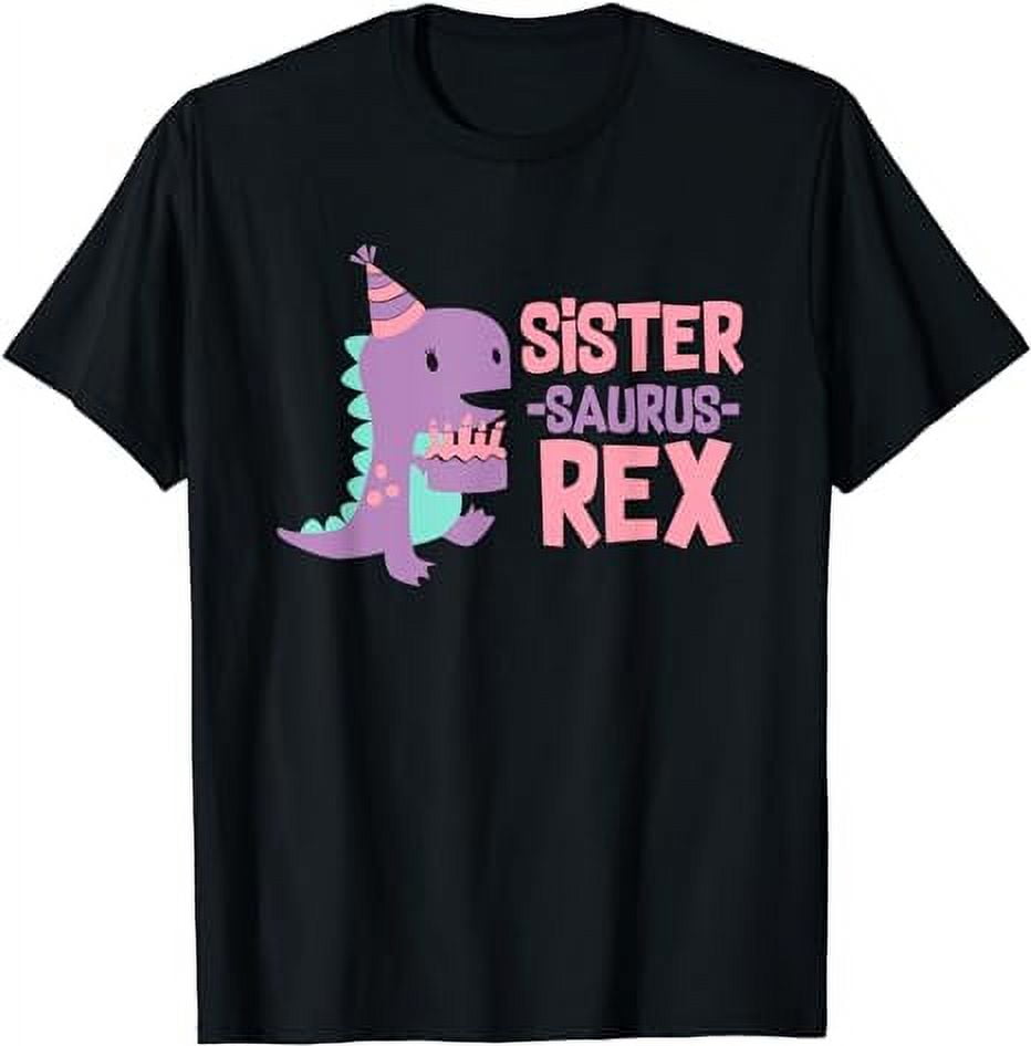 Sistersaurus | Cute and Sweet Sister Family Dino T-Shirt