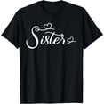 thumbnail image 1 of Sister Family Matching Christmas Thanksgiving Mother's Day T-Shirt Black Small, 1 of 4