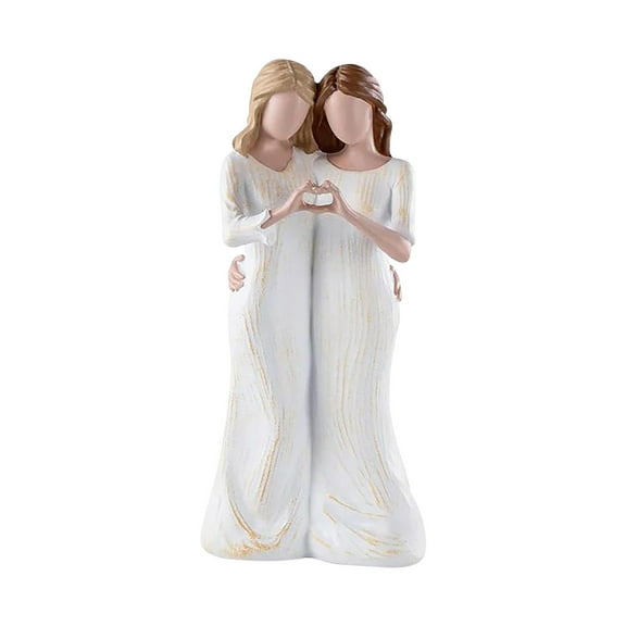 Sister Figurines - Best Friends Gifts for Women, Bestie Friendship Christmas & Birthday Gift Unique Home Decor Meaningful Gift Figurine Mothers Day Gift mum & daughter