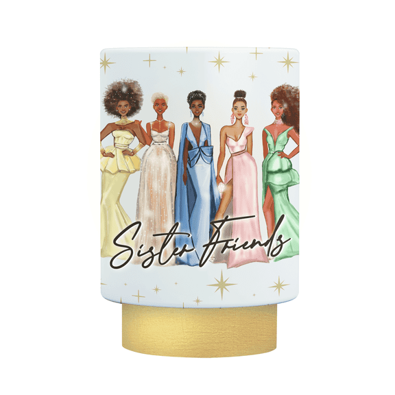 African American Expressions LED Flameless Candle Christian Inspirational Battery Operated Candle with Uplifting Art Spiritual & Religious Home Dcor for Black Women Sister Friends