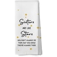 thumbnail image 1 of Sister Friends Kitchen Towels - Friendship Dish Towels, Christmas Birthday Gifts for BFF Bestie Sister Female Decorative Absorbent Dishcloths Hand Towels for Kitchen Decor 18x26 Inches, 1 of 4