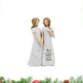 thumbnail image 1 of Sister Friendship Statue Hand In Hand Girls - Home Table Decor Ideal Sister Gifts & Personalized Gifts for Women, 1 of 8