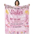 thumbnail image 1 of Sister Gifts Blanket, Sister Gifts from Sister, Birthday Gifts for Sister from Brother, Christmas Blanket Gifts for Sister Throw Blankets 50"x60", 1 of 6