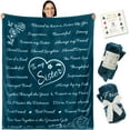 thumbnail image 1 of Sister Gifts Blanket for Sisters from Brother or Sister, Unique Birthday Gifts for Women Sister, Sister Gifts from Sister, Gifts for Sister Who Has Everything, Throw Blanket 65” x 50” (Silver), 1 of 5
