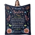 thumbnail image 1 of Sister Gifts Blanket Sisters Gifts from Sister, Gifts for Sister, Birthday Gifts for Sister, Soul Sister Gifts for Women, Sister Birthday Gift Ideas, Best Friend/Bestie Gifts for Women, 1 of 7