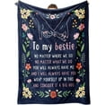 thumbnail image 1 of Sister Gifts, Gifts for Sister Blanket, Sister Birthday Gift Ideas, Sister Gifts for Mothers Day Christmas, Super Soft Flannel Blanket for Sister 60" x 50", 1 of 5