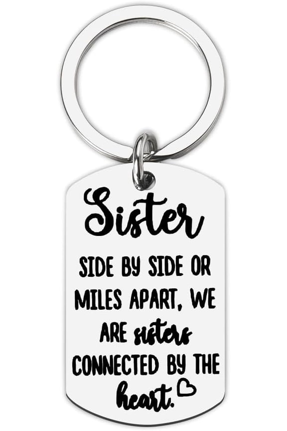 Sister Gifts Keychain for Women Big Sister Birthday Gifts from Little Sister Graduation Gifts 2025 Sister In Law Wedding Gift for Sisters Gifts Key Chains for Girls Friendship Gifts for Sister