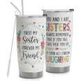 thumbnail image 1 of Sister Gifts From Sister Gifts For Sisters From Sisters Sister Birthday Gifts Women Gift For Birthday - Big Sister Little Sister Gift - Soul Sister Stainless Steel Tumbler 20oz Gifts for Sisters, 1 of 6