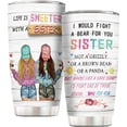 thumbnail image 1 of Sister Gifts from Sister - Unique Birthday Gift for Soul Sister - Sister in Law Gifts to My Bestie Valentines Gifts - Little Sister Gifts from Big Sister - Stainless Steel Tumbler Gifts for Sisters, 1 of 6