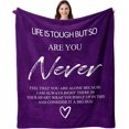 thumbnail image 1 of Sister Gifts Throw Blanket 60'''' X 50'''', Sister Birthday Gifts, Gifts for Sister, Sister Birthday Gifts from Sister, Gifts for Sisters from Sisters Adult, Soul Sister Blanket on Christmas, 1 of 6