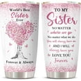 thumbnail image 1 of Sister Gifts Tumbler, Sister Birthday Gifts from Sister, Gifts for Sister from Brother, Big Sister Gifts, Soul Sister Gifts For Women, Best Sister Gift Idea Coffee Cup 20oz 1PC, 1 of 6