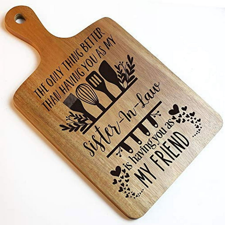 Personalized Round Glass Cutting Boards - Farmhouse Kitchen