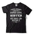 thumbnail image 1 of Sister Killing It Shirt I Never Dreamed I Would Be A Super Cool Sister Shirt Sister Gifts, 1 of 6