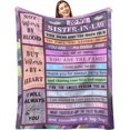 thumbnail image 1 of Sister in Law Gifts,Gifts for Sister in Law Blanket 60"x 50",Sister in Law Birthday Gifts,Sister in Law Wedding Gift,Throw Blanket for Sister in Law,Sister in Law Gifts for Women, 1 of 6