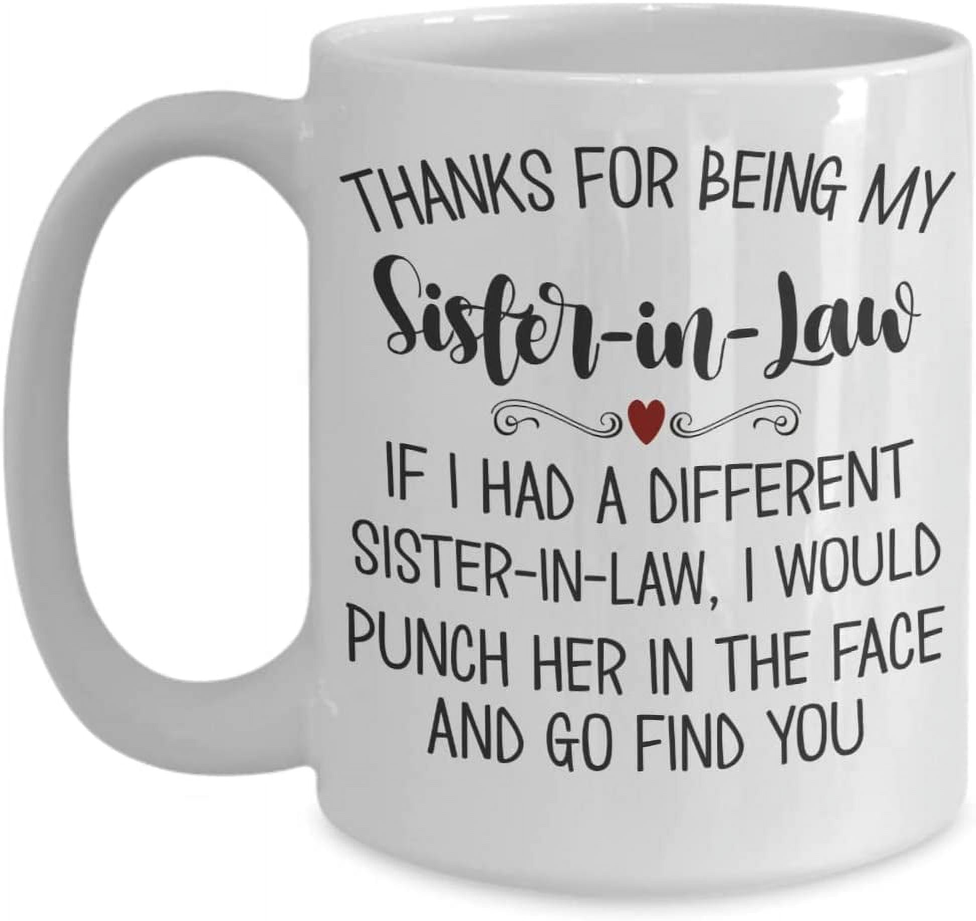 Retreez Funny Sister Quote Camping Mug - 16oz Stainless Steel, Dishwasher Safe, Gift For Sister, Friend, Coworker