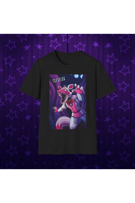 Sister Location Fnaf Funtime Foxy Unisex Softstyle T-Shirt