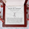 thumbnail image 1 of Sister Maid Of Honor Gift Inspirational Jewelry Gift with Message Card Christmas Gift Box Luxury Box, 1 of 3