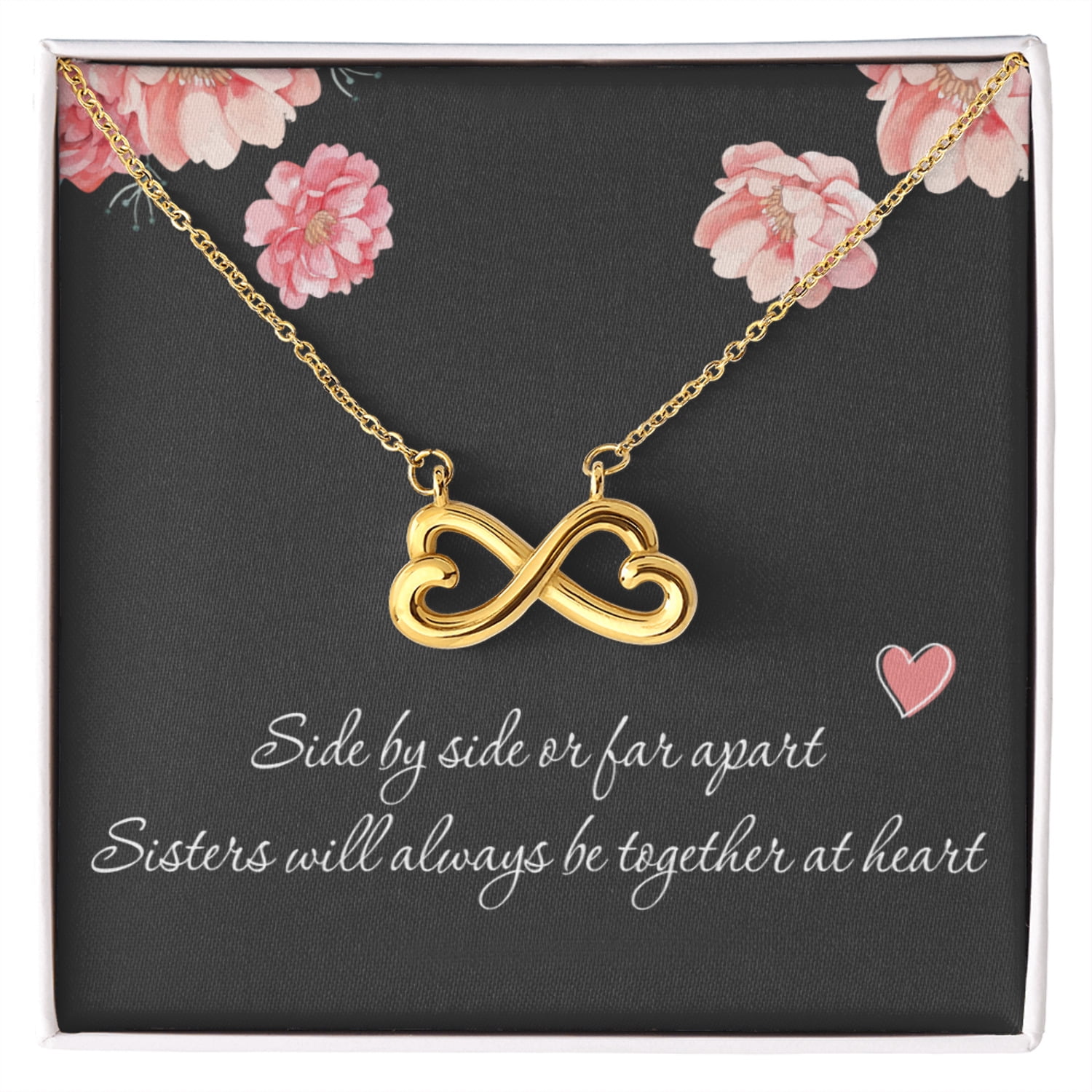 Sister Necklace for Her Little Sister Christmas Gift Big Sister Birthday Gift Sister Gift for 2 Bridesmaid Gift Maid of Honor Jewelry