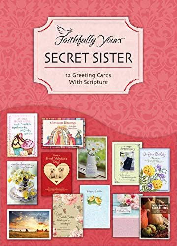 Sister Occasion Boxed Greeting Cards Mixed Scripture (Box of 12