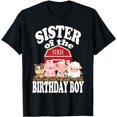 thumbnail image 1 of Sister Of The Birthday Boy Farming Animals B-day Party T-Shirt, 1 of 5