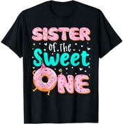 Sister Of The Sweet One 1st Birthday Donut Theme Family T-Shirt