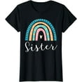 thumbnail image 1 of Sister Rainbow Sibling Gifts Women Family Matching Birthday T-Shirt, 1 of 3