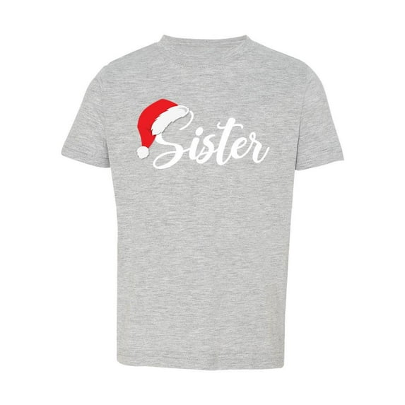 Sister Santa T-Shirt Toddler -Smartprints Designs, 3 Toddler
